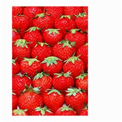 Strawberry Texture, Macro, Ripe Strawberry Small Garden Flag (two Sides)