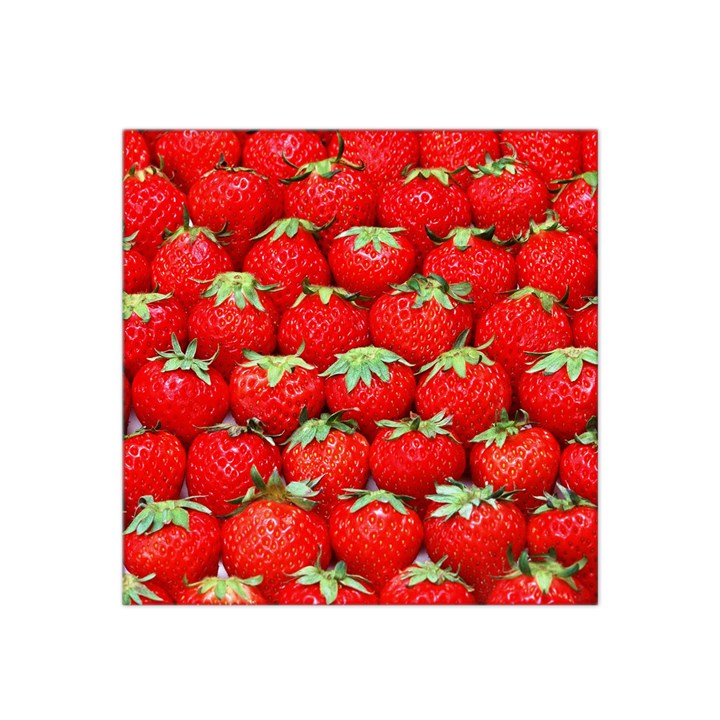 Strawberry Texture, Macro, Ripe Strawberry Satin Bandana Scarf 22  x 22 