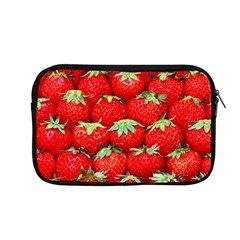 Strawberry Texture, Macro, Ripe Strawberry Apple Macbook Pro 13  Zipper Case