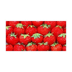 Strawberry Texture, Macro, Ripe Strawberry Yoga Headband by kyorashop23