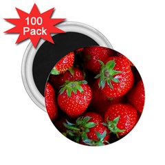 Strawberry, Berries, Fresh, Red 2 25  Magnets (100 Pack) 