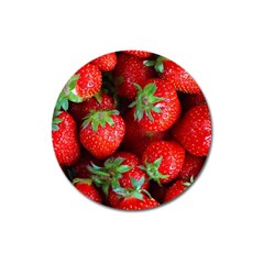 Strawberry, Berries, Fresh, Red Magnet 3  (round)