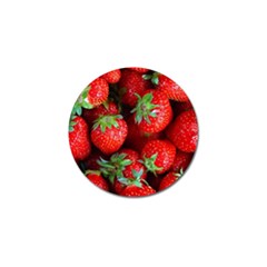 Strawberry, Berries, Fresh, Red Golf Ball Marker (10 Pack)