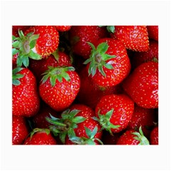 Strawberry, Berries, Fresh, Red Small Glasses Cloth (2 Sides)