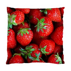 Strawberry, Berries, Fresh, Red Standard Cushion Case (one Side)