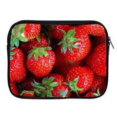 Strawberry, Berries, Fresh, Red Apple Ipad 2/3/4 Zipper Cases by kyorashop23