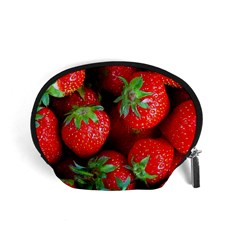 Strawberry, Berries, Fresh, Red Accessory Pouch (small)