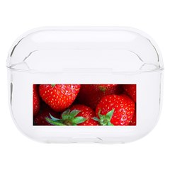 Strawberry, Berries, Fresh, Red Hard Pc Airpods Pro Case by kyorashop23