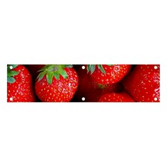 Strawberry, Berries, Fresh, Red Banner And Sign 4  X 1  by kyorashop23