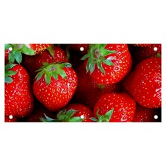 Strawberry, Berries, Fresh, Red Banner And Sign 6  X 3  by kyorashop23