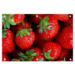 Strawberry, Berries, Fresh, Red Banner And Sign 6  X 4  by kyorashop23