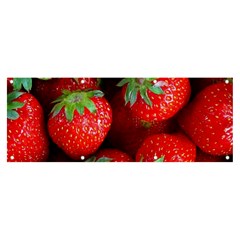 Strawberry, Berries, Fresh, Red Banner And Sign 8  X 3  by kyorashop23