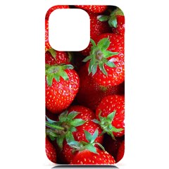 Strawberry, Berries, Fresh, Red Iphone 14 Pro Max Black Uv Print Pc Hardshell Case