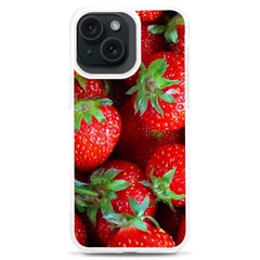 Strawberry, Berries, Fresh, Red Iphone 15 Plus Tpu Uv Print Case