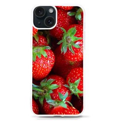 Strawberry, Berries, Fresh, Red Iphone 15 Tpu Uv Print Case by kyorashop23