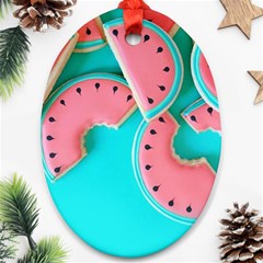 Watermelon, Fruit Ornament (oval)