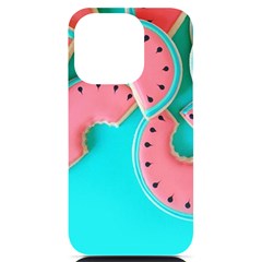 Watermelon, Fruit Iphone 14 Pro Black Uv Print Pc Hardshell Case