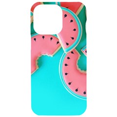 Watermelon, Fruit Iphone 15 Pro Max Black Uv Print Pc Hardshell Case