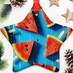 Watermelons, Fruits Ornament (star)