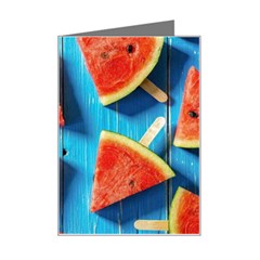 Watermelons, Fruits Mini Greeting Card by kyorashop23