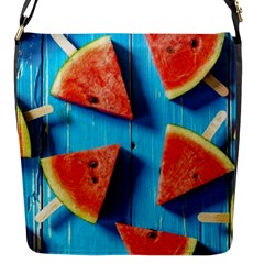 Watermelons, Fruits Flap Closure Messenger Bag (s)