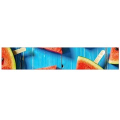 Watermelons, Fruits Large Premium Plush Fleece Scarf 