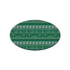 Christmas Knit Digital Sticker (oval)