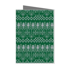 Christmas Knit Digital Mini Greeting Cards (pkg Of 8)