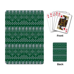 Christmas Knit Digital Playing Cards Single Design (rectangle)