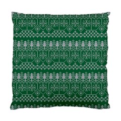 Christmas Knit Digital Standard Cushion Case (one Side)