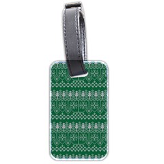 Christmas Knit Digital Luggage Tag (two Sides)