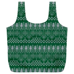 Christmas Knit Digital Full Print Recycle Bag (xl)