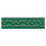 Christmas Knit Digital Oblong Satin Scarf (16  x 60 ) Front