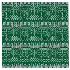 Christmas Knit Digital Wooden Puzzle Square