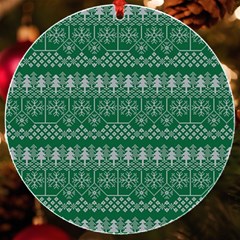 Christmas Knit Digital Uv Print Acrylic Ornament Round