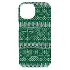 Christmas Knit Digital Iphone 15 Black Uv Print Pc Hardshell Case