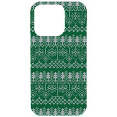 Christmas Knit Digital Iphone 15 Pro Black Uv Print Pc Hardshell Case