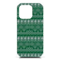 Christmas Knit Digital Iphone 16 Pro Black Uv Print Pc Hardshell Case