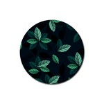 Foliage Rubber Round Coaster (4 pack) Front