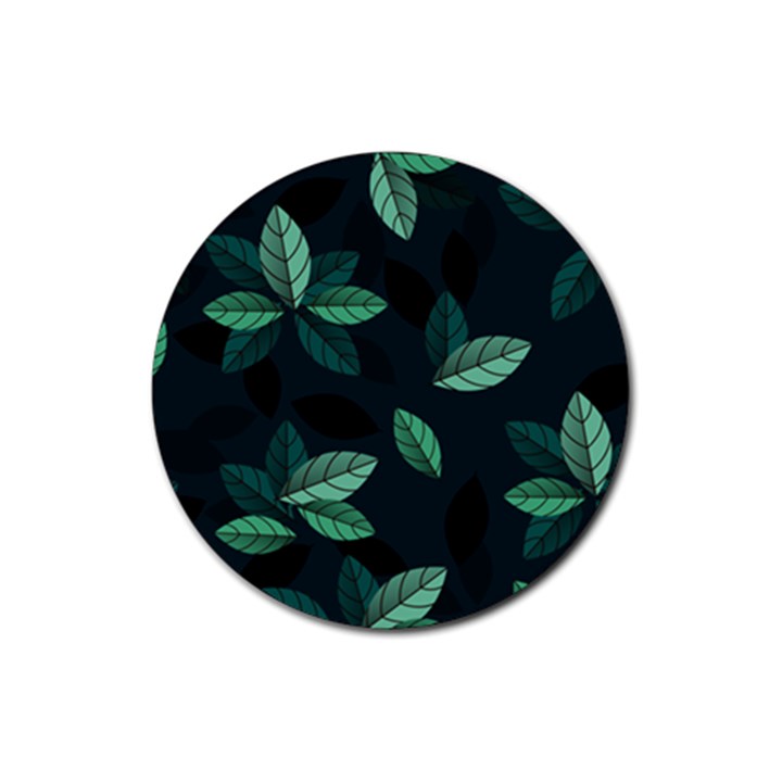 Foliage Rubber Round Coaster (4 pack)