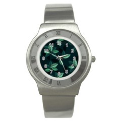 Foliage Stainless Steel Watch