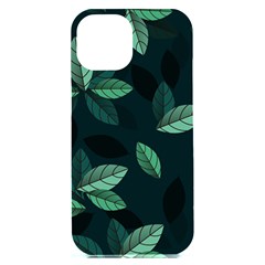 Foliage Iphone 15 Plus Black Uv Print Pc Hardshell Case