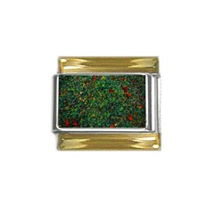 Grass Nature Meadow Gold Trim Italian Charm (9mm)