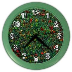 Grass Nature Meadow Color Wall Clock