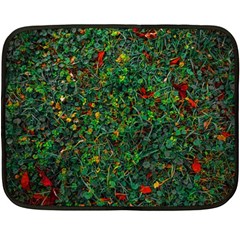 Grass Nature Meadow Two Sides Fleece Blanket (mini)