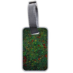 Grass Nature Meadow Luggage Tag (two Sides)