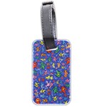 Grateful Dead Dancing Bears Pattern Luggage Tag (two sides) Back