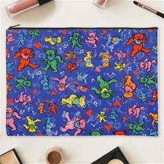 Grateful Dead Dancing Bears Pattern Cosmetic Bag (xxxl) by Salmanaz77