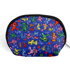 Grateful Dead Dancing Bears Pattern Accessory Pouch (medium)