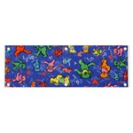 Grateful Dead Dancing Bears Pattern Banner and Sign 6  x 2  Front